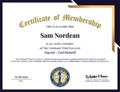 Member of The National Trial Lawyers