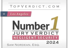 #1 negligent security verdict — Los Angeles 2024